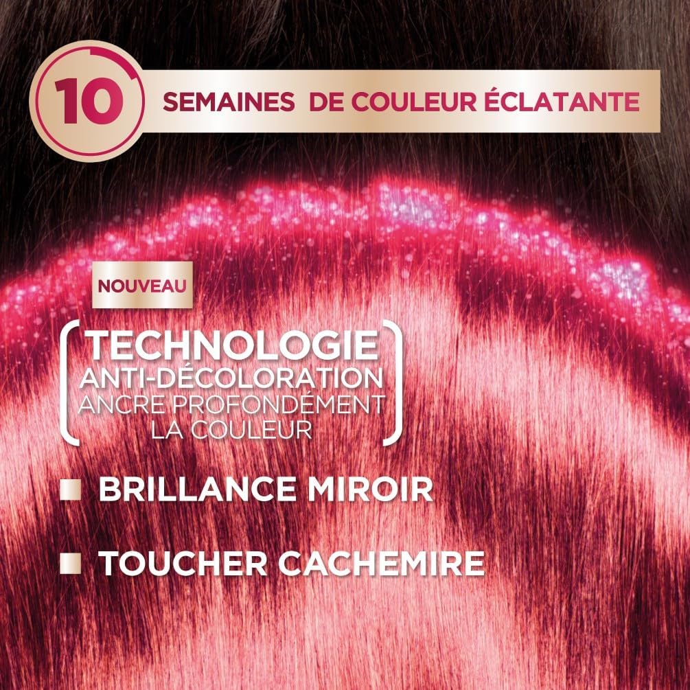 Garnier - Color Sensation - crème permanente - noir intense, couvre 100% cheveux blancs, tenue 10 semaines