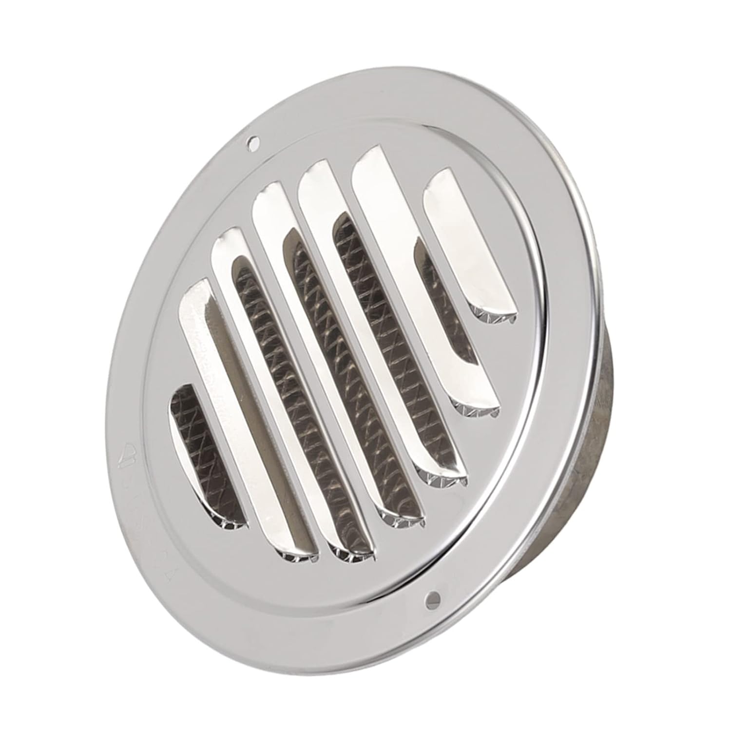Grille de ventilation ronde inox 160mm, anti-corrosion, montage facile