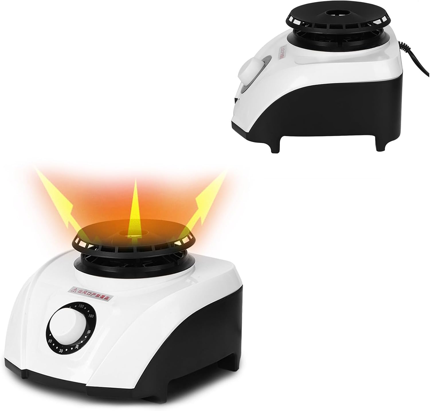 Sèche-linge électrique - 1200 W, grande sortie d'air, sécurité surchauffe