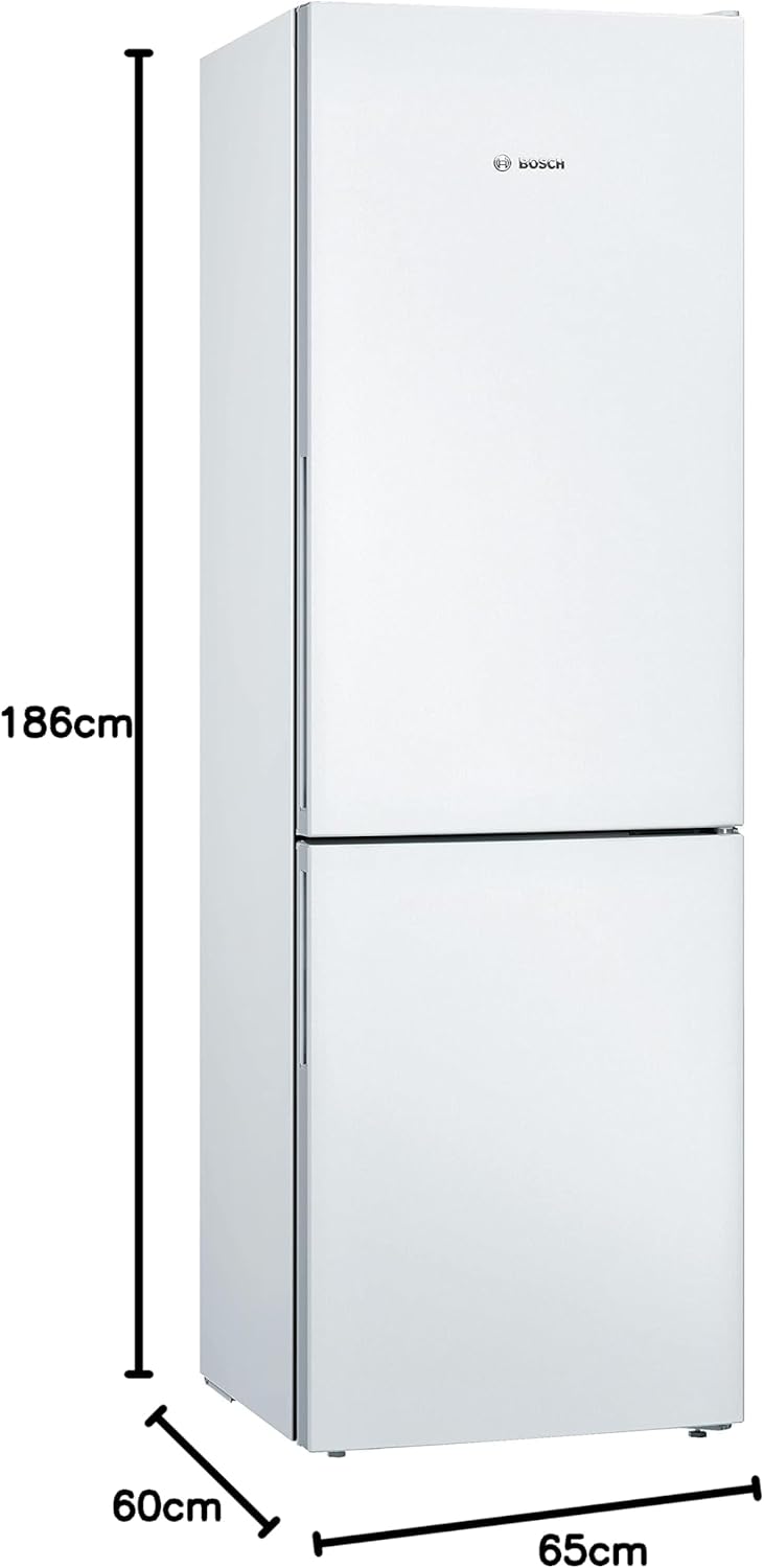 Bosch - combiné Série 4 - 308 L - 186x60 cm - blanc - KGV36VWEAS