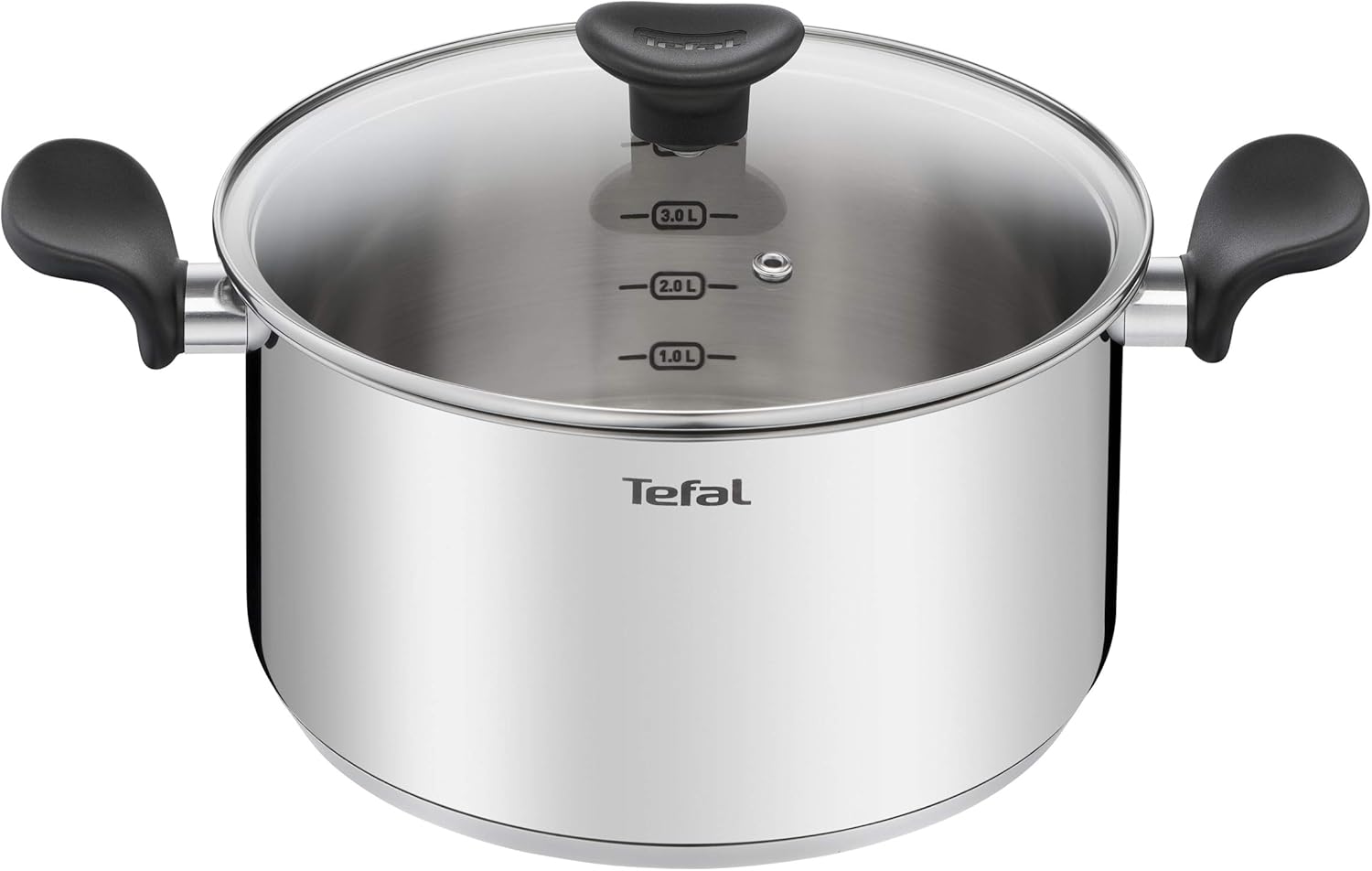 Tefal - faitout Primary - 24 cm 5 L - inox induction + livre recette E3084604