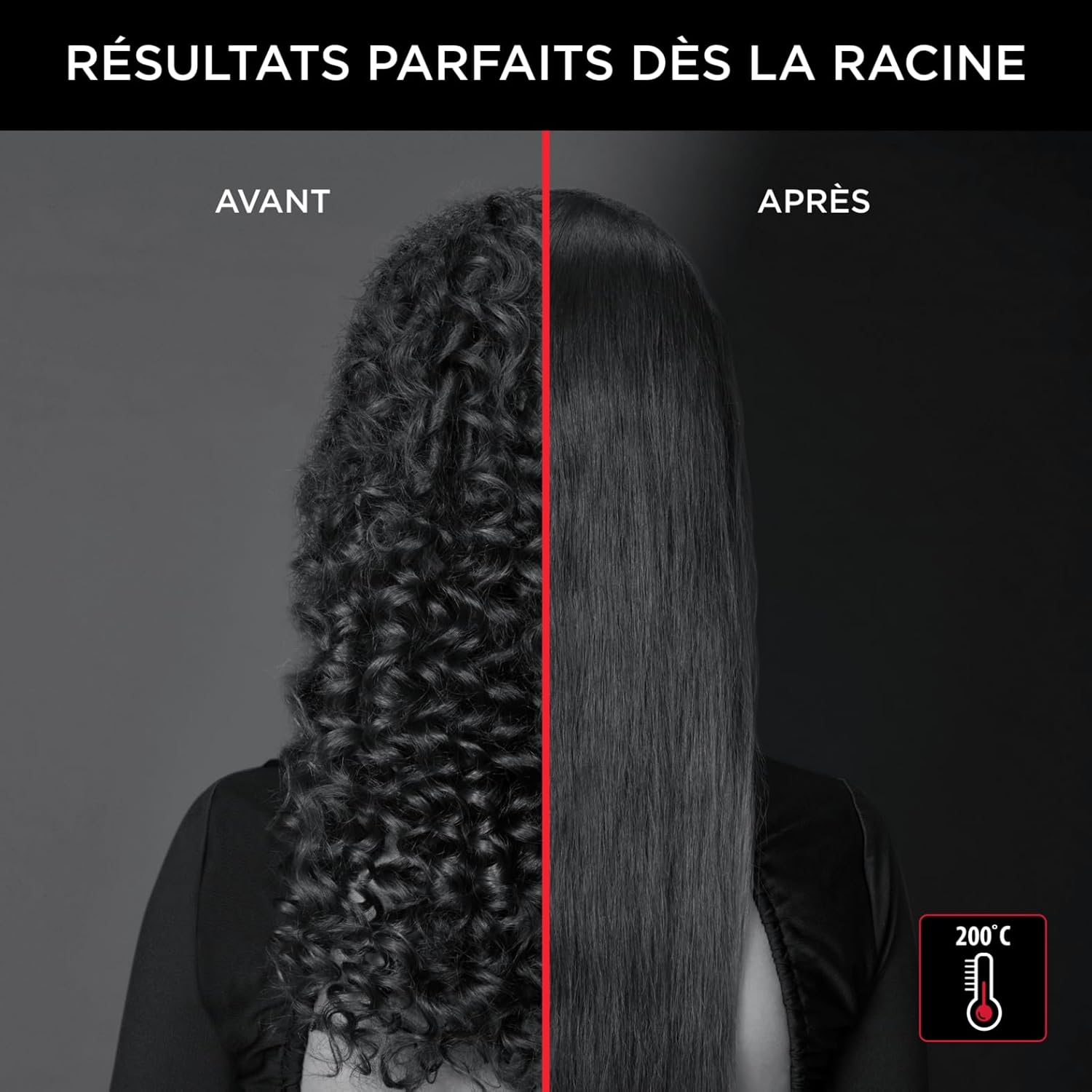 Rowenta x KARL LAGERFELD - Power Straight - brosse lissante, lissage rapide, tous types de cheveux - CF582LF0