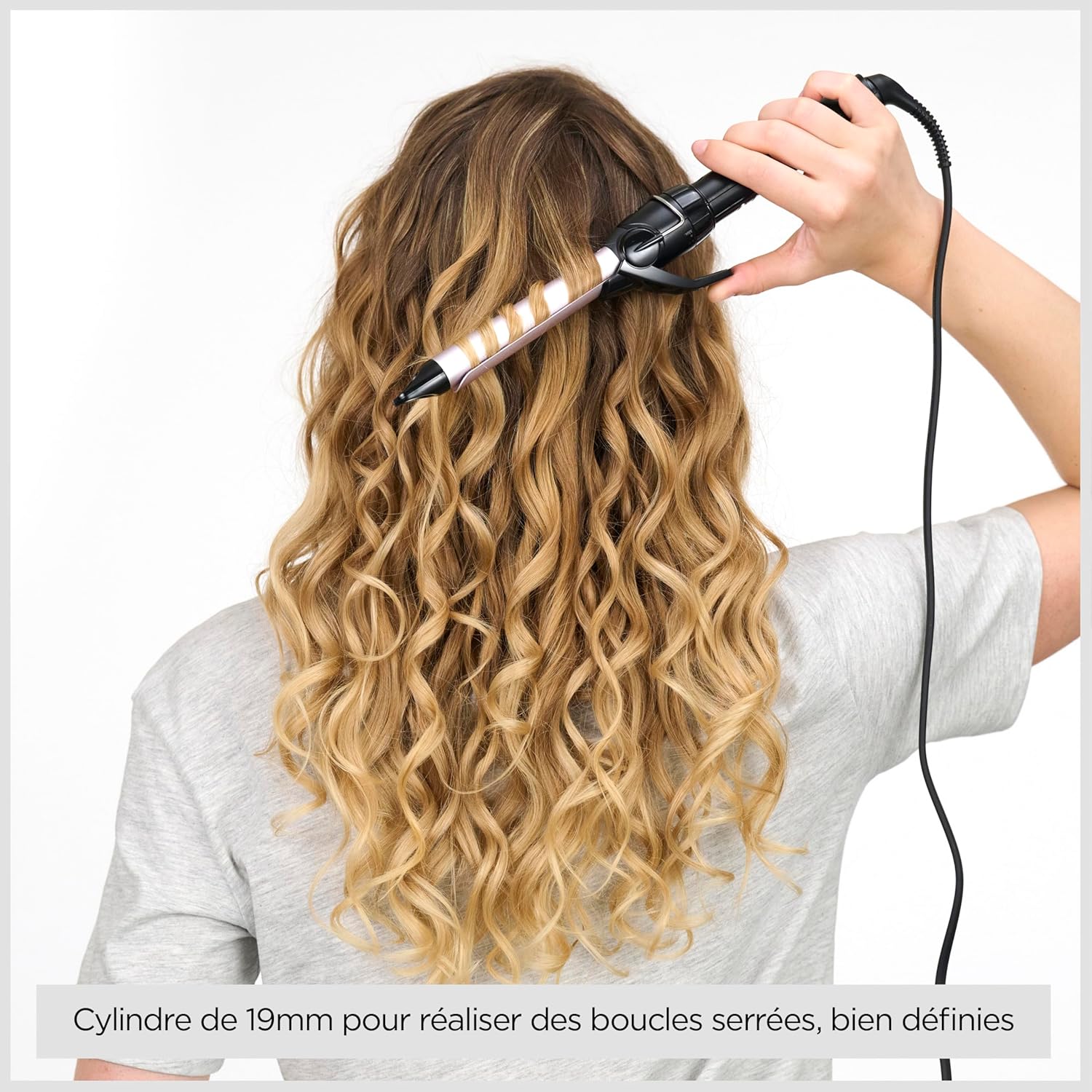BaByliss - boucleur Sublim’ Touch 19mm, 10 températures, C319E