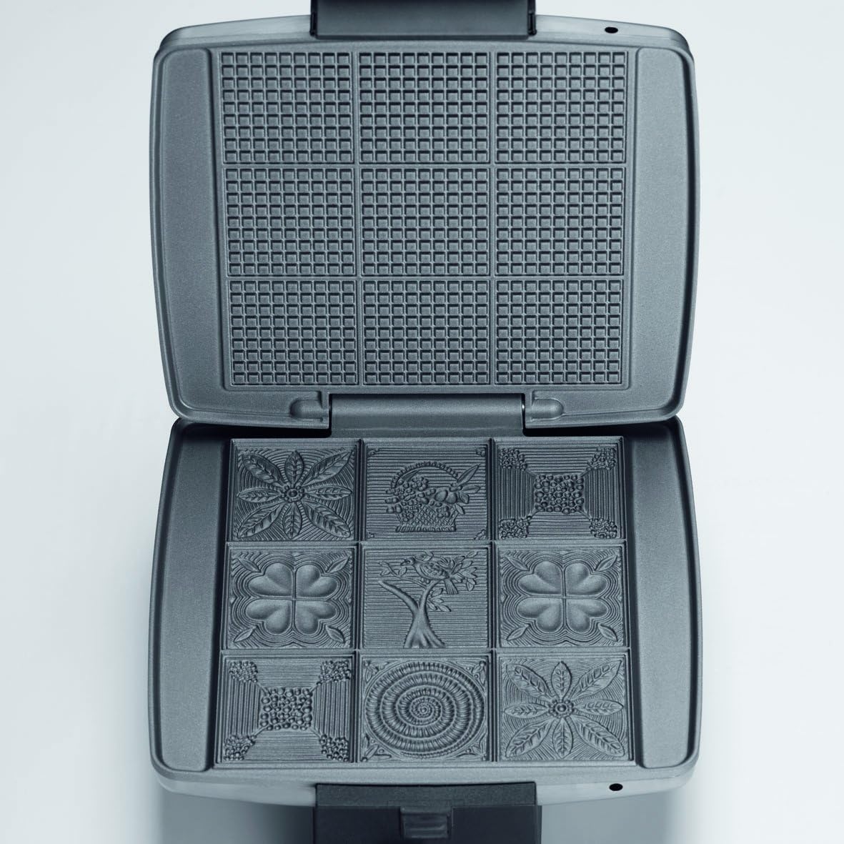 Cloer - Gaufrier 1431 - inox, 930W, 9 gaufres, revêtement antiadhésif