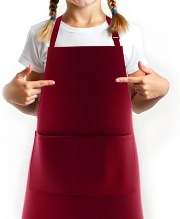 LEFUNDA - tablier cuisine réglable étanche 3 poches, longues lanières