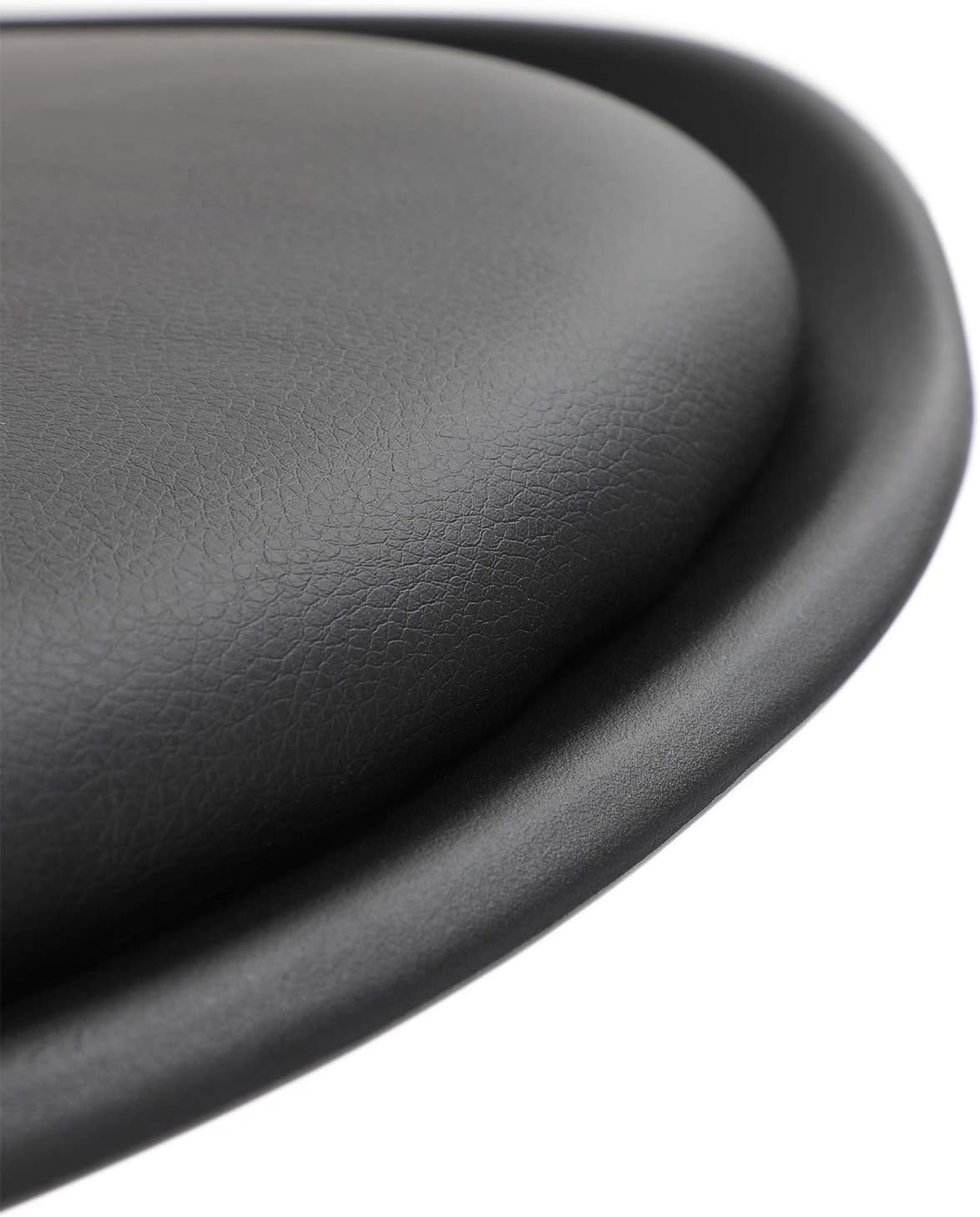 EGGREE - chaises rétro rembourrées, bois hêtre, lot de 2, noires